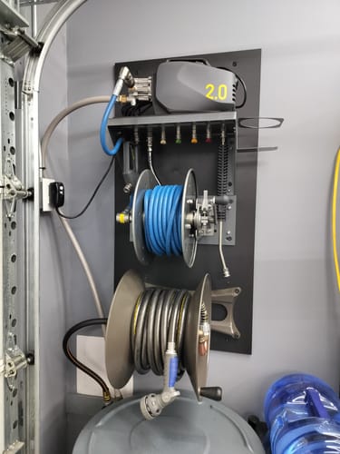 Customer photo review of GCI Clean Shelf and Hose Reel