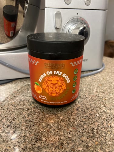 Customer photo review of Burn of the Gods - Fat Burner