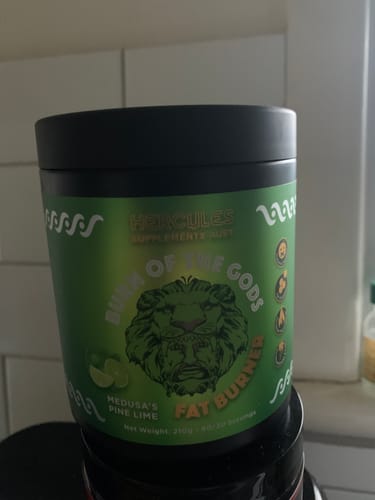 Customer photo review of Burn of the Gods - Fat Burner