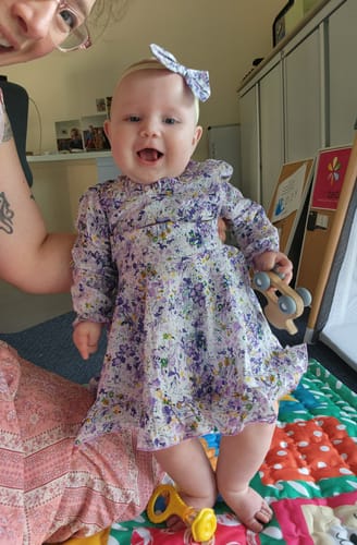 Customer photo review of SIA FRILLY DRESS