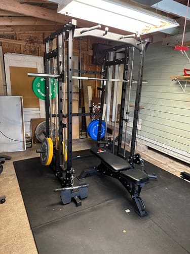 Customer photo review of Major Fitness SML07 All-In-One Home Gym Smith Machine