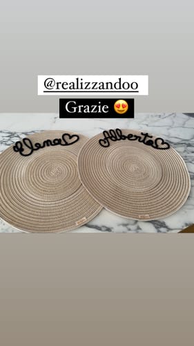 Elena R. review of Tovaglietta Americana Personalizzata con Nome image 1 out of 1