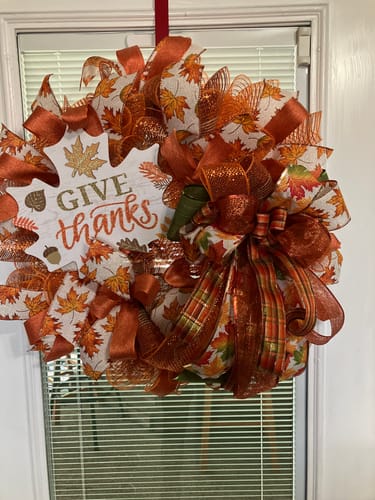 Customer photo review of Pancake Wreath Frame Patent Pending Bundle