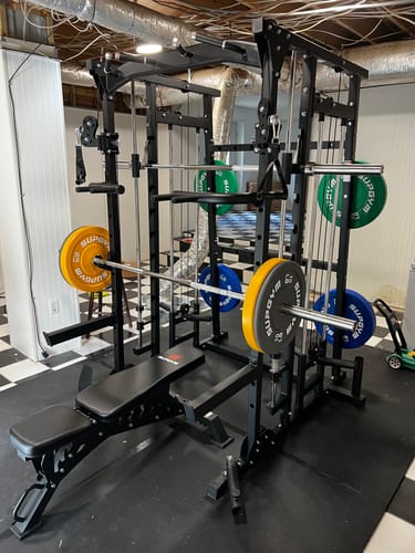 Customer photo review of MAJOR All-in-One Home Gym Smith Machine Package SML07