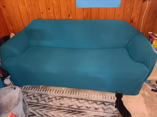 Customer photo review of Sofa Covers With Non-removable Cushions