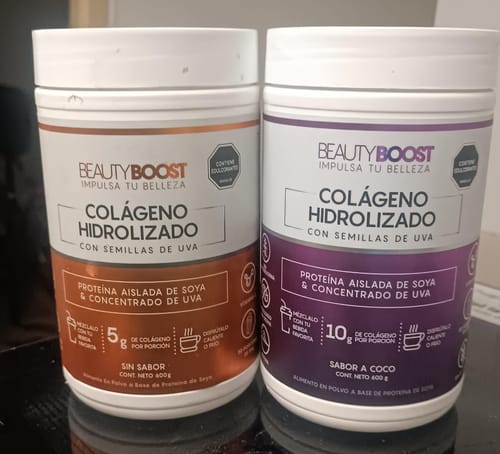 Customer photo review of KIT COLÁGENO HIDROLIZADO - SIN SABOR + COCO