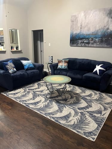 Customer photo review of Loveseat Covers With Separate Seat Cushion