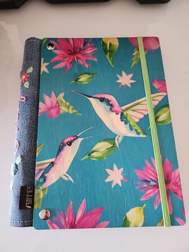 Reseña con foto de un cliente sobre Planner de Productividad y Felicidad