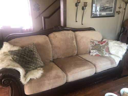 Customer photo review of Sofa Cushion Slipcovers