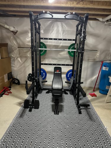 Customer photo review of Major Fitness SML07 All-In-One Home Gym Smith Machine