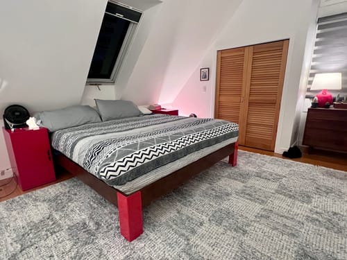 Customer photo review of Box Frame Bed - 15" height