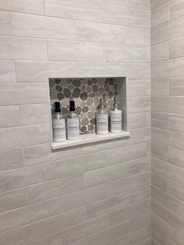 Customer photo review of Clear "Modern Apothecary" PET Plastic Bottle Duo (Choose Your Titles)