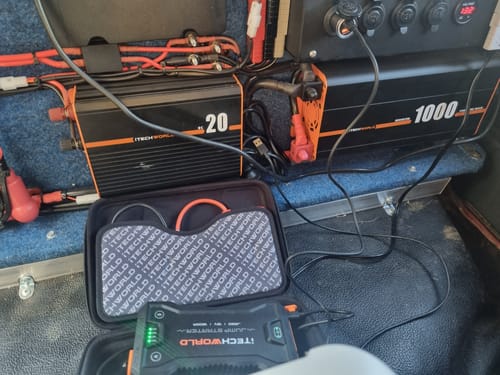 Customer photo review of JS60 1500Amp Lithium Jump Starter With Heavy Duty Case