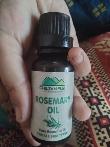 Customer photo review of Rosemary Essential Oil – Best Antiseptic Skin Tonic