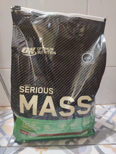 Customer photo review of Optimum Nutrition Serious Mass Ganador de Masa 12 Lb