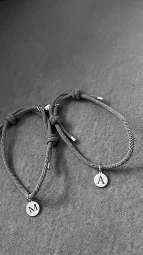 Customer photo review of Magnetarmbänder mit Buchstaben