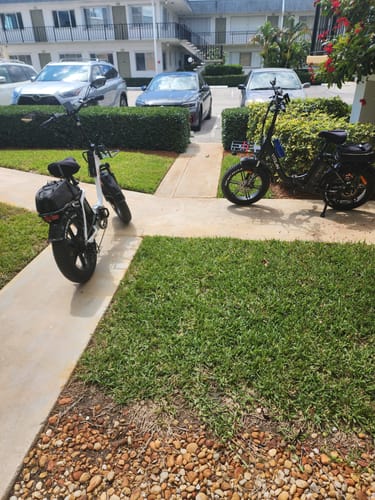 Customer photo review of U7 Step-thru Foldable Fat Tire Electric Bike