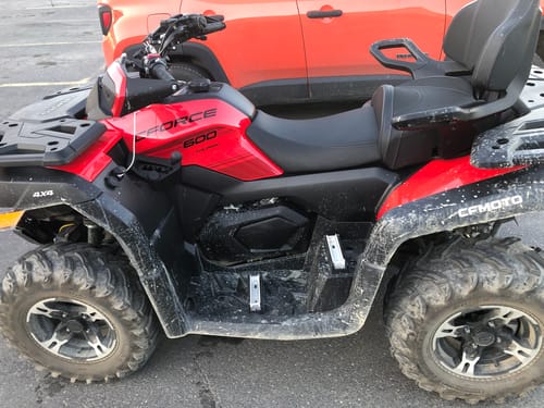 Customer photo review of CFMoto Wheel Spacers - Select Model (Sold in Pairs)
