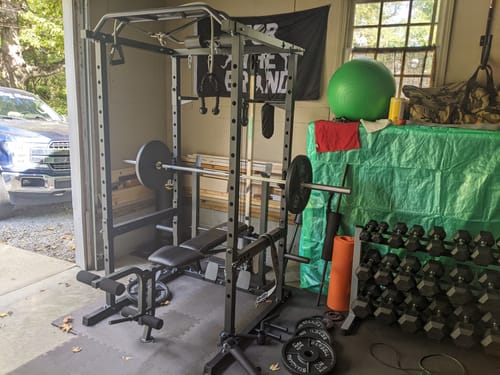 Customer photo review of MAJOR LUTIE PLM05 Power Rack Home Gym Fitness - For Beginner