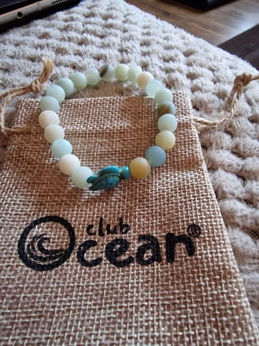 Customer photo review of "Turtle" tracking bracelet