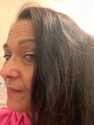 Customer photo review of Profi-Pflanzenhaarfarbe SET kühles dunkles Braun "cool deep brown"