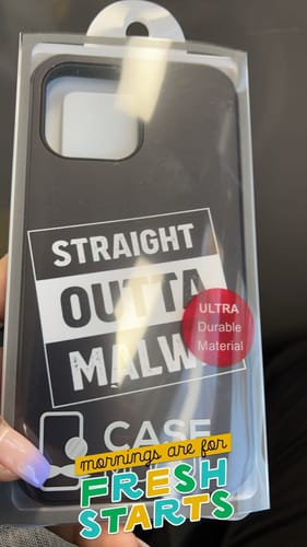 Customer photo review of Straight Outta Malwa Phone Case