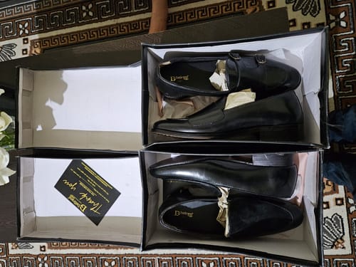 Customer photo review of John Black Box Calf Plain Belgian Loafer
