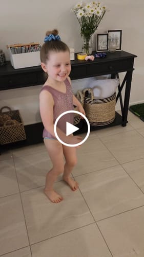 Customer video review of Electra Blush Leotard