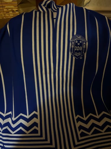 Customer photo review of Zeta Phi Beta - Finer Shawl