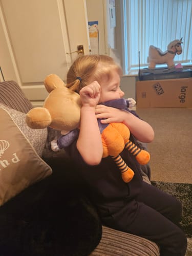 Customer photo review of Leyadoll Soft Plush Personalized Leya Doll, My First Baby Doll