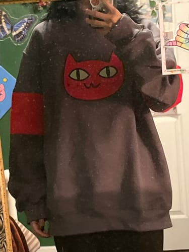 Customer photo review of Cat Sweater