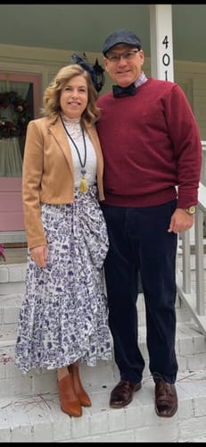 Customer photo review of The Azul- Feather Bow Tie