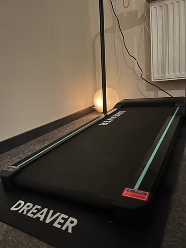 Customer photo review of Dreaver S340 Loopband - Blauw - Inklapbaar - 1-10km/u - Inclusief Beschermmat