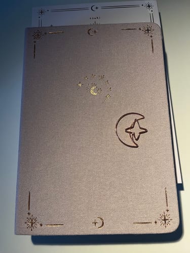 Customer photo review of Tsuki ‘Moonlit Dusk’ Limited Edition Bullet Journal ☾