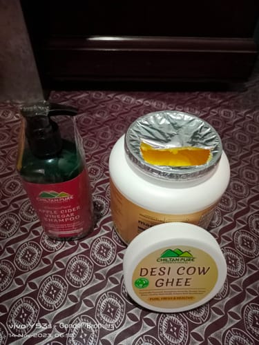 Customer photo review of Desi Cow Ghee 🐄 Strengthen Immune System, Energy Booster, Good for Heart Health ❤️, Helps in Bone Development & Aids in Weight Loss, No.1 Cow Ghee in PAK 🇵🇰