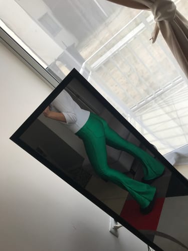 Customer photo review of Pantalón Oxford Verde Bottega