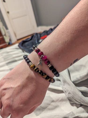 Customer photo review of THE STRENGTH – “FIGHT SONG” WITH HOPE RIBBON