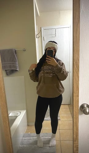Customer photo review of Relentless Hoodie Unisex