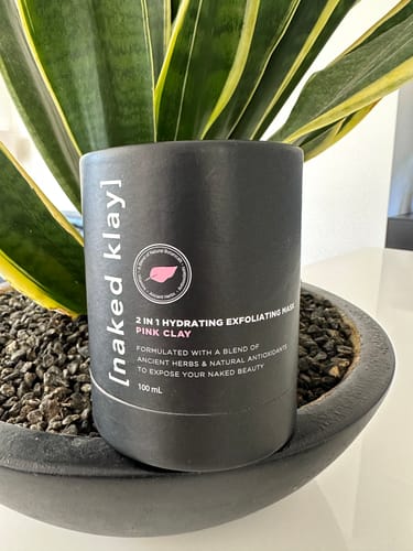Customer photo review of 2 IN 1 HYDRATING EXFOLIATING MASK – PINK CLAY