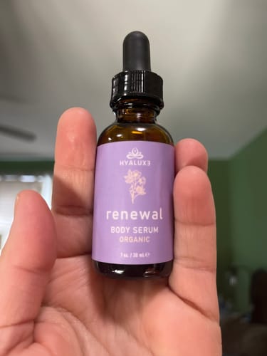 Customer photo review of LIVE: Enhanced Castor Oil Serum