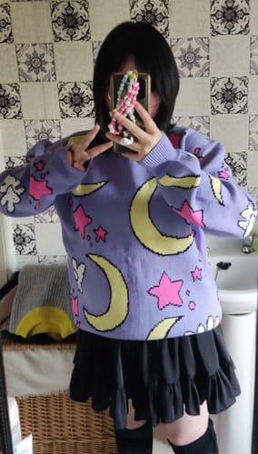 Customer photo review of Sleepy Sailor Sweater