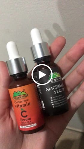 Customer video review of Vitamin C Serum 🍊 for Face -Best for Reducing Wrinkles, lines & Dark Circles also Promotes Shiny and Healthier Skin