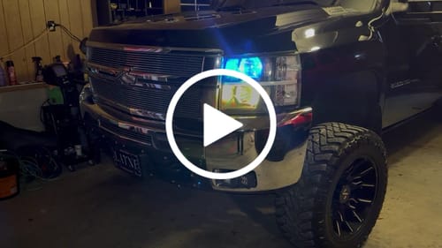 Customer video review of RGB+W LED Headlights (Pair)