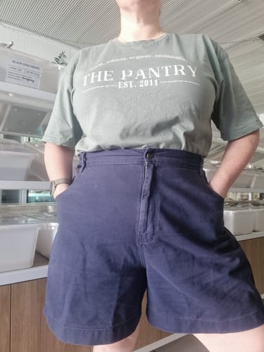 Customer photo review of Utility Shorts