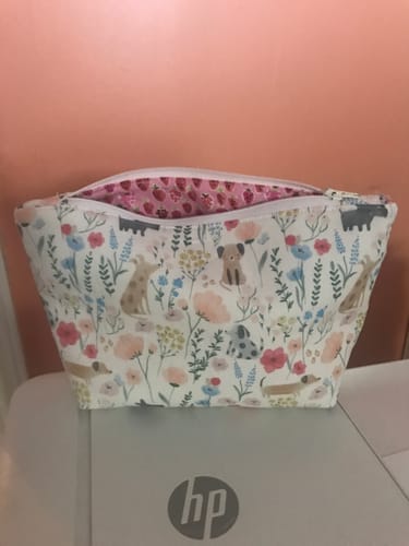 Customer photo review of Zippered Pouch Sewing Pattern | Digital PDF Pattern