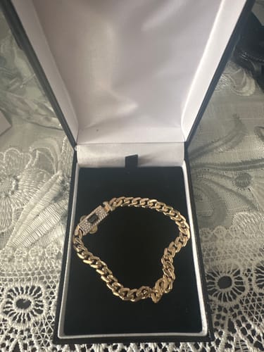Customer photo review of *NEW* 14K Hollow Cuban Bracelet (6MM) JTJ™