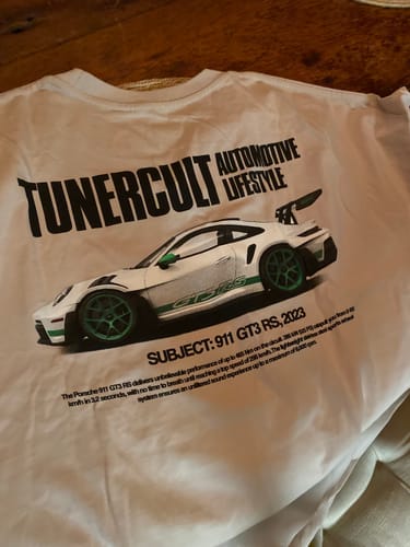 Customer photo review of TRIBUTE TEE