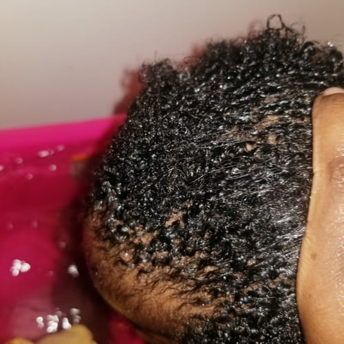 Customer photo review of 4C Chébé Super Healthy hair Kit