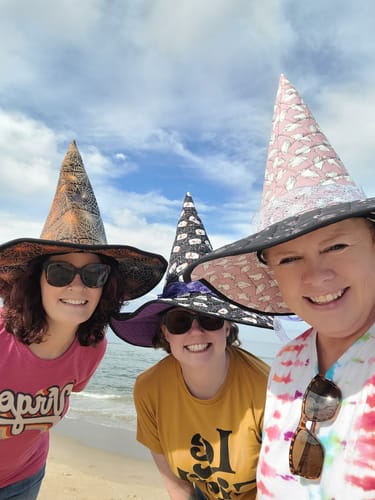 Customer photo review of The Spellbound Quilted Witch Hat Sewing Pattern | Digital PDF Pattern