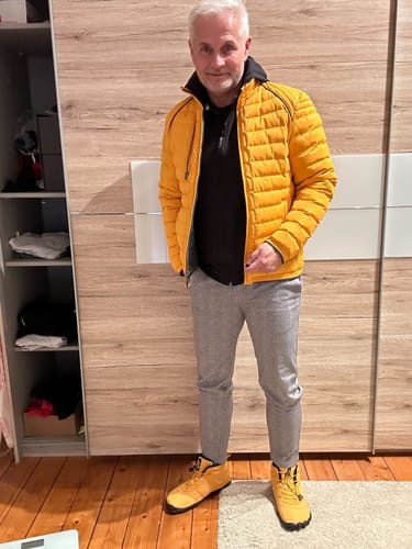 Customer photo review of Vindra Flex - Non-slip & Universal Winter Barefoot Shoe (Water-resistant)